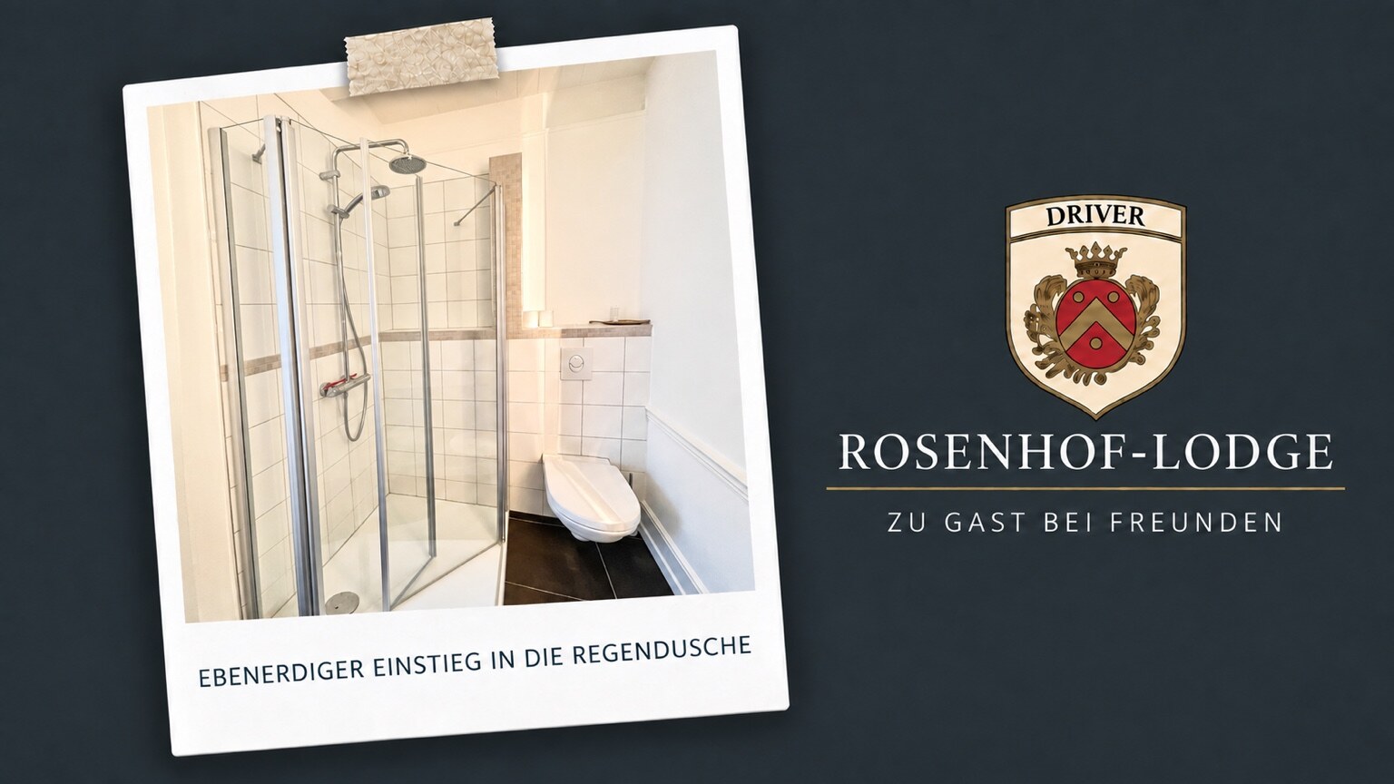 GREY Garden Suite – Bad mit Regendusche