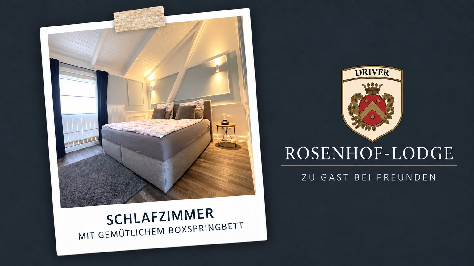 BLUE Balcony Suite – Schlafzimmer mit Boxspringbett