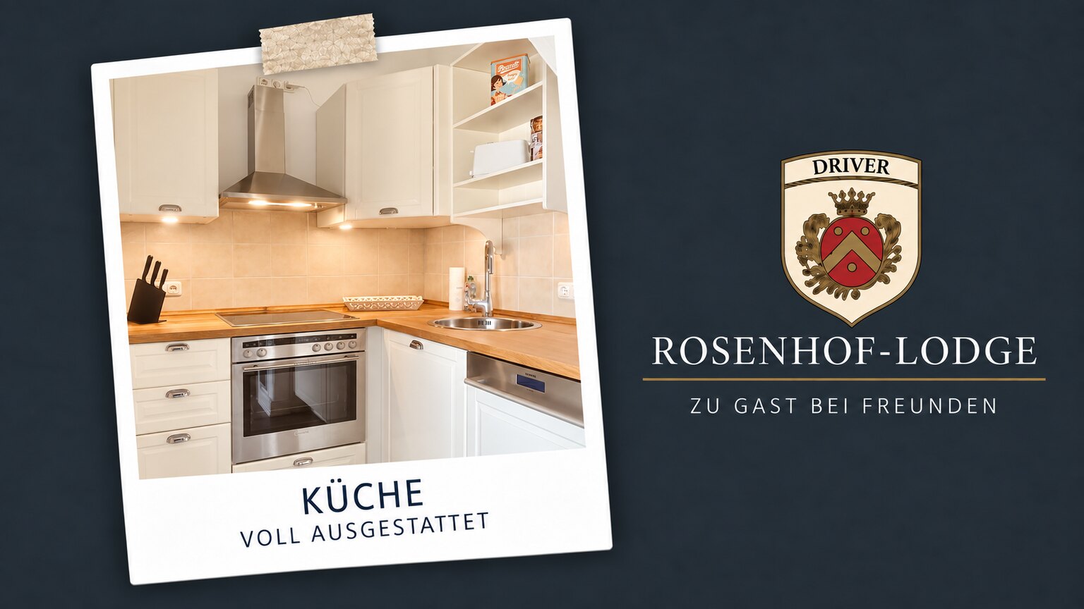 BLUE Balcony Suite – Voll ausgestattete Küche