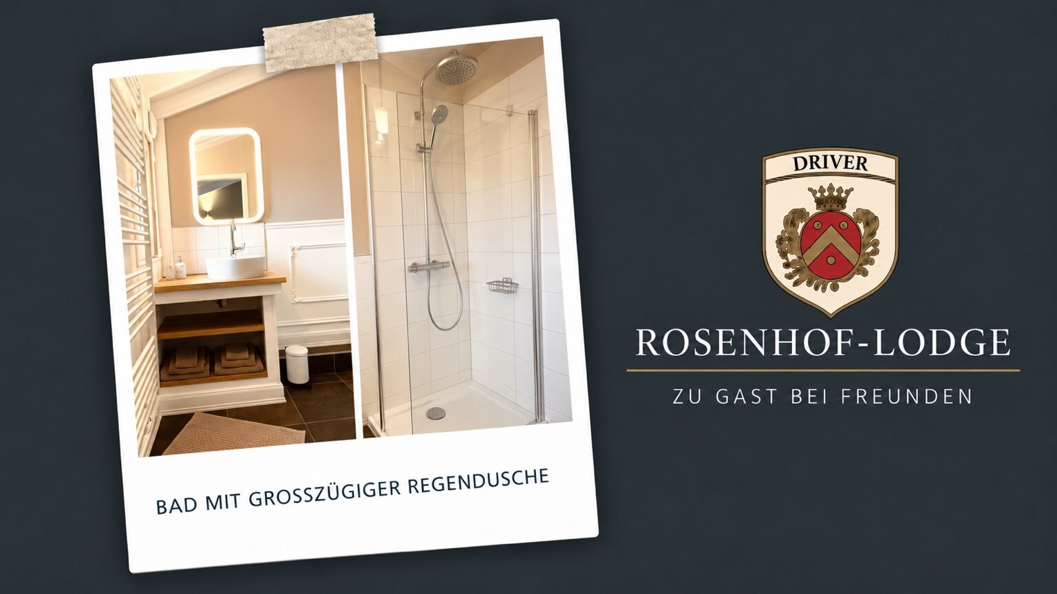 GREEN Balcony Suite – Bad mit Regendusche