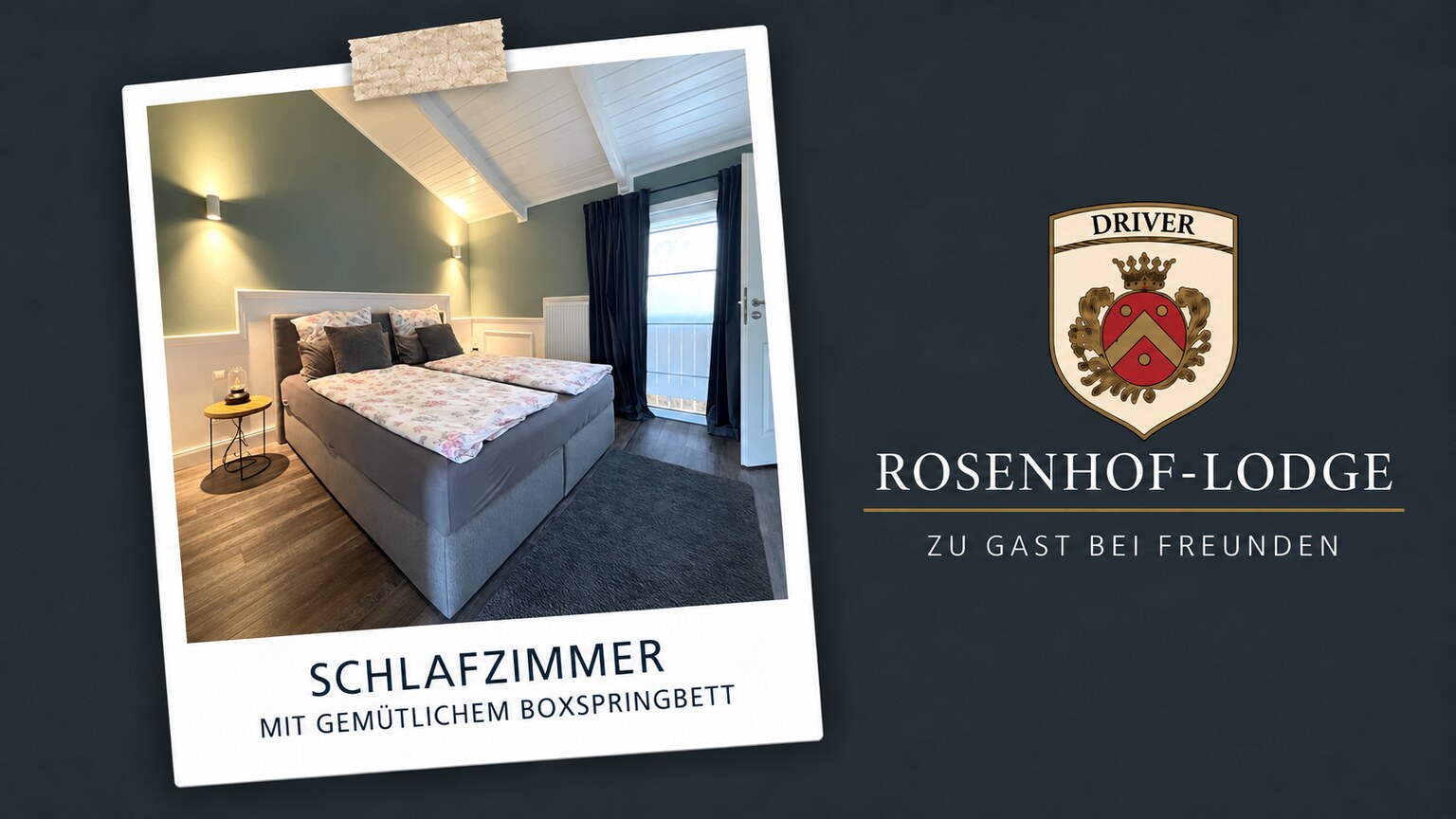 GREEN Balcony Suite – Schlafzimmer mit Boxspringbett